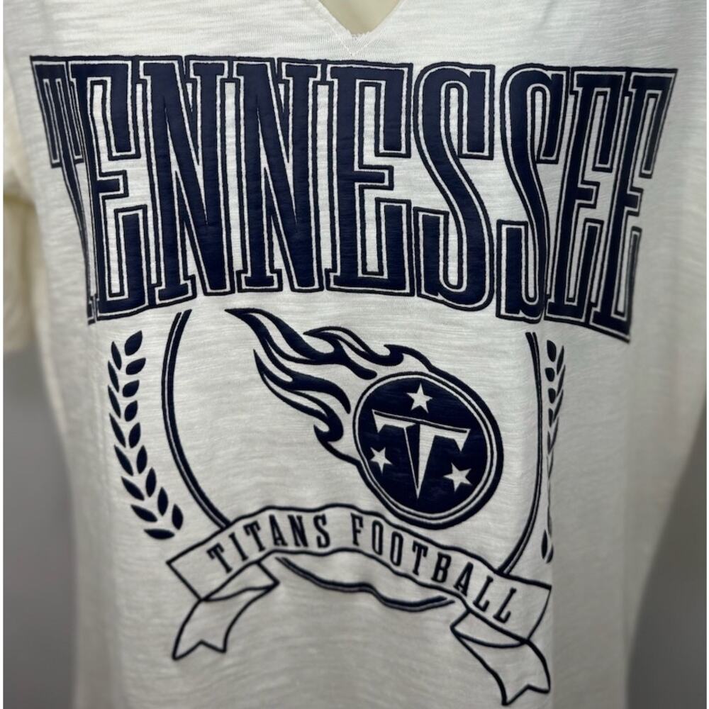 NFL Team Apparel Tennessee Titans Football Graphic Tee - Women's Size Small